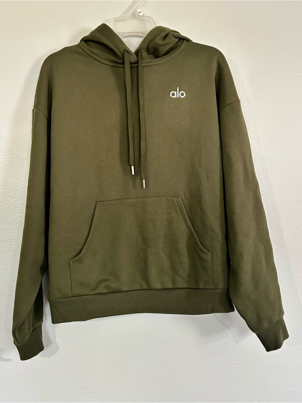 ALO Accolade Hoodie Olive Green size small unisex